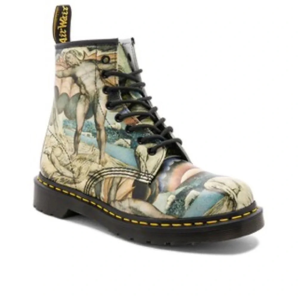Dr. Martens X Tate William Blake 1460 Pascal Leather Boots - Picture 1 of 8